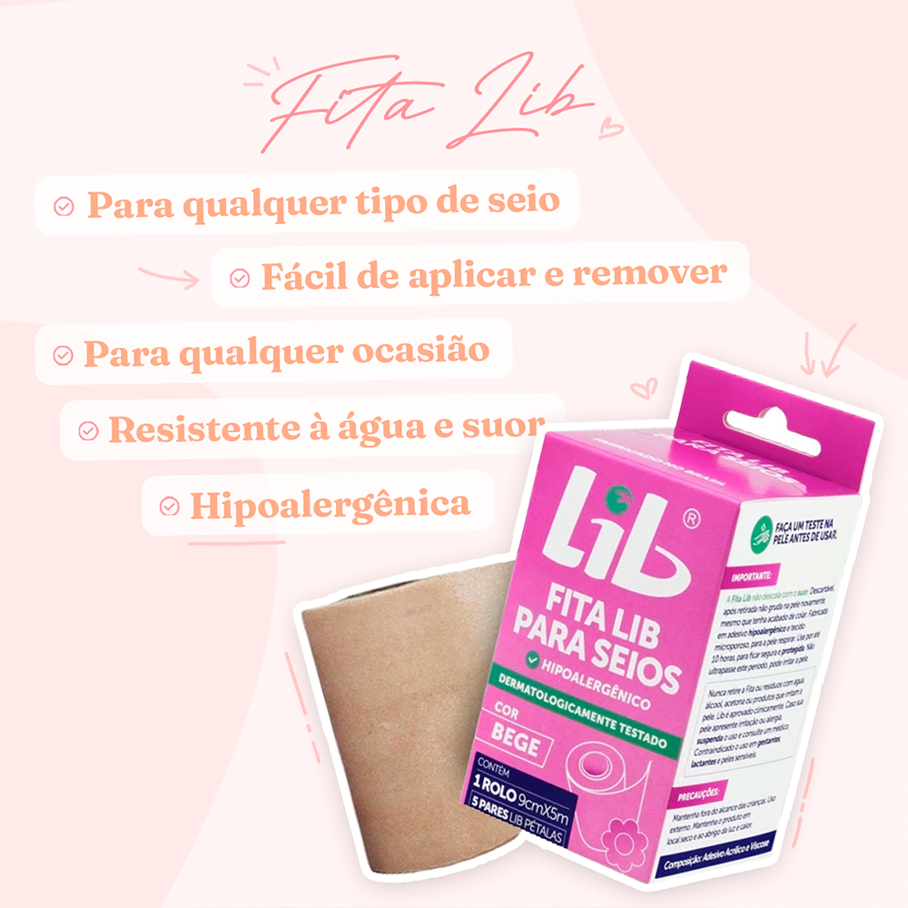 Fita Lib Adesiva para Seios