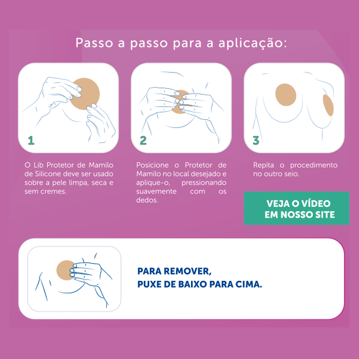 Protetor de Mamilo Ultrafino Reutilizável Mini Sutiã Silicone