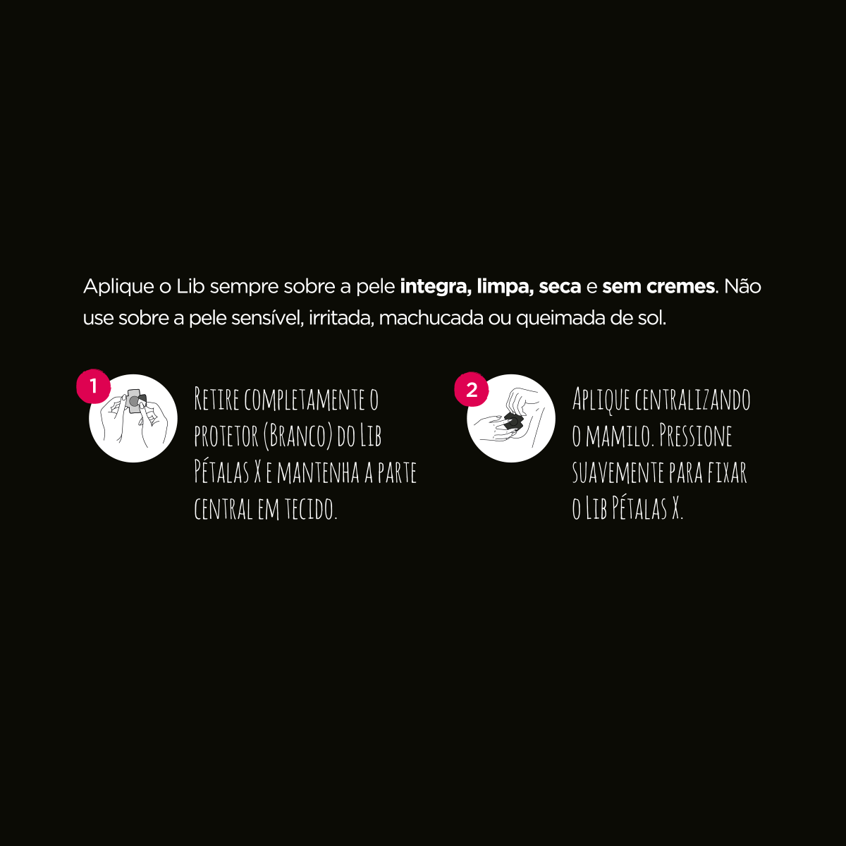 Protetor de mamilo Lib Pétalas X com 6 pares