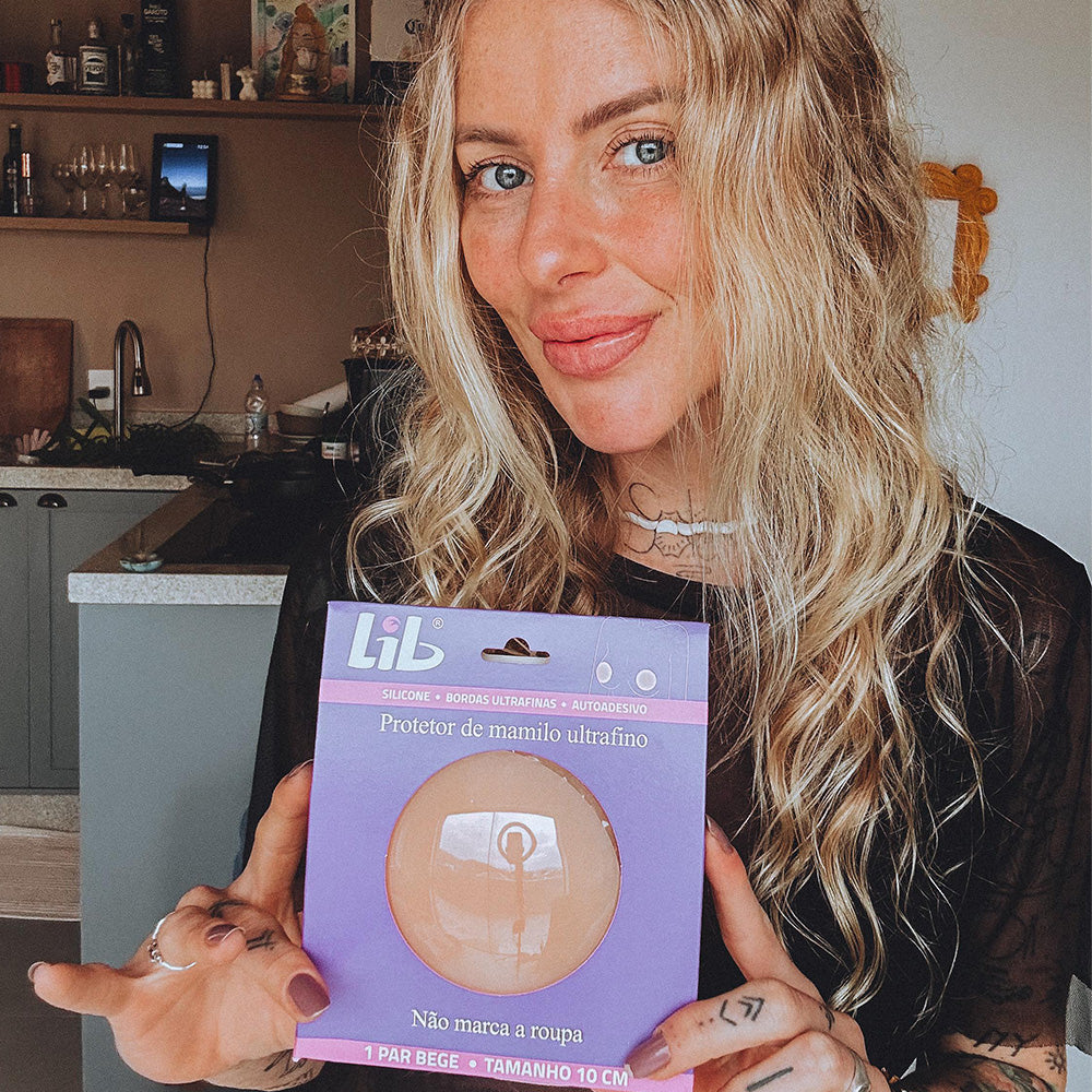 Protetor de Mamilo Ultrafino Reutilizável 10cm