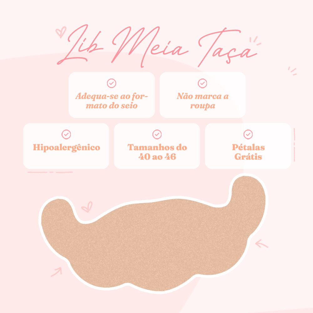 Modelador de Seios LIB Meia Taça