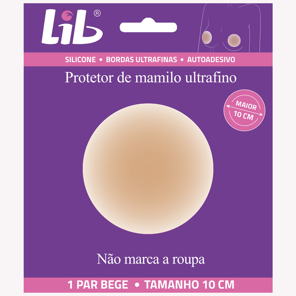 Protetor de Mamilo Ultrafino Reutilizável 10cm